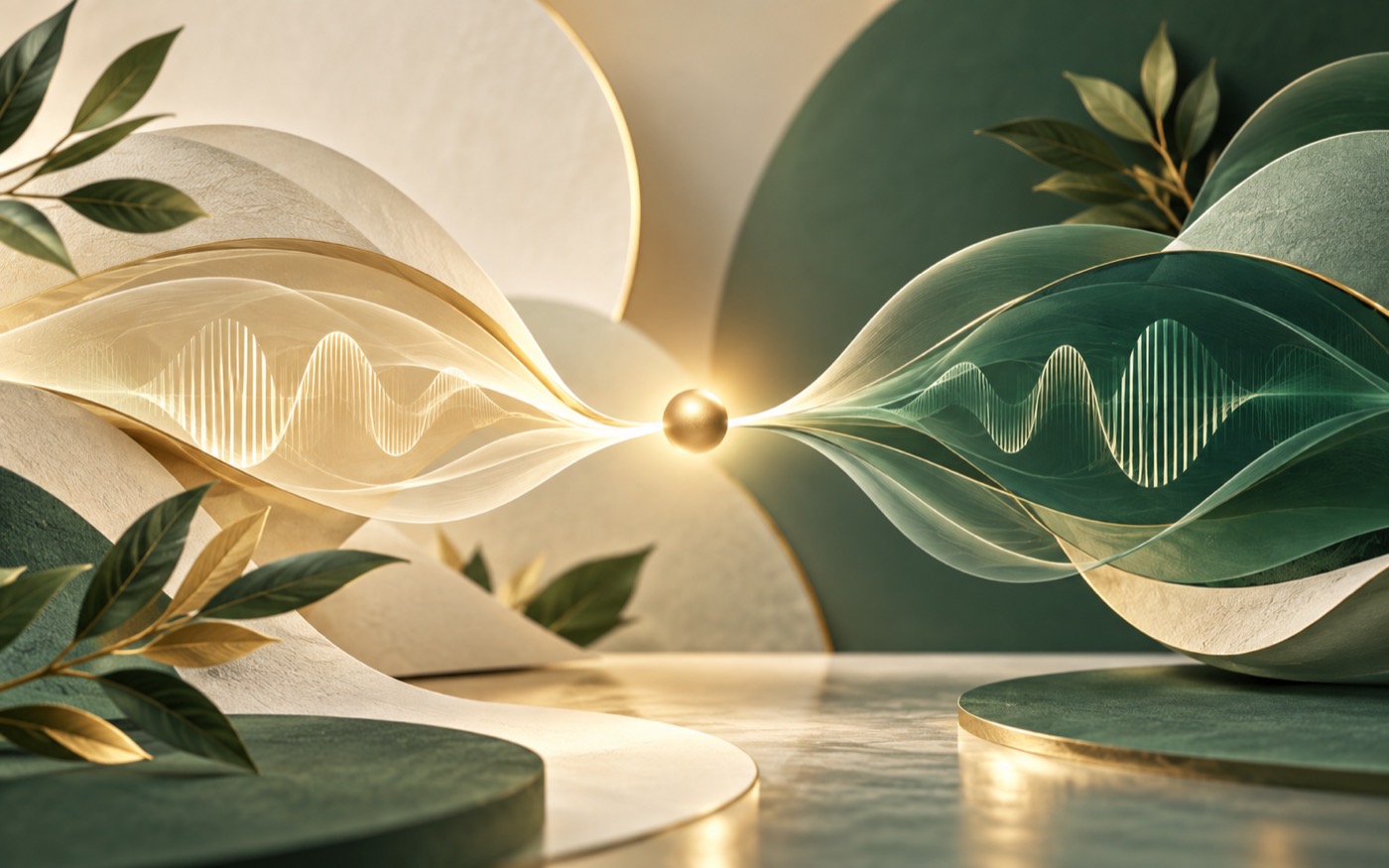 Abstract illustration about NLP communication